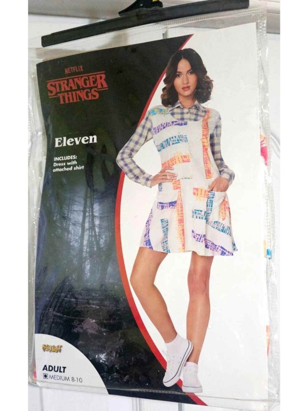 Spirit Halloween Stranger Things Eleven Roller Rink Dress Costume Adult Medium